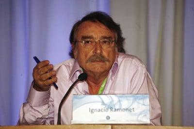 El periodista español Ignacio Ramonet es uno de los firmantes del comunicado