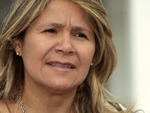 La ex candidata presidencial por el partido Poder Laboral, Reina Sequera