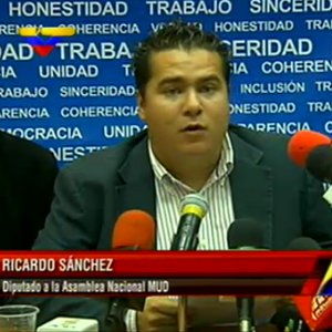 Diputado de la oposición Ricardo Sanchez