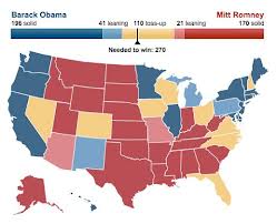 Mapa electoral 2012 de Estados Unidos