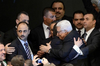 Abbas celebró junto a su delegación el nuevo estatus dentro de la ONU