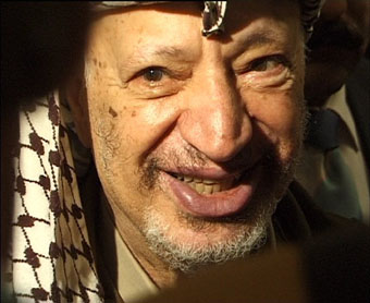 El fallecido lider palestino Yaser Arafat