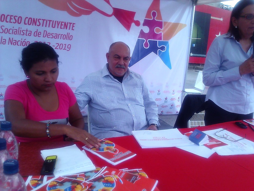 Darío Vivas en la Ciudad Debate inaugurada en Caracas