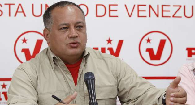 El primer vicepresidente del Partido Socialista Unido de Venezuela (PSUV), Diosdado Cabello