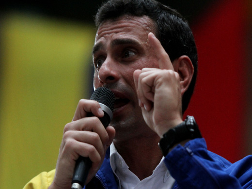 “Nosotros no le vamos a entregar a Miranda al castro-comunismo”, afirmó el gobernador de la entidad y candidato a la reelección, el dirigente opositor Henrique Capriles.