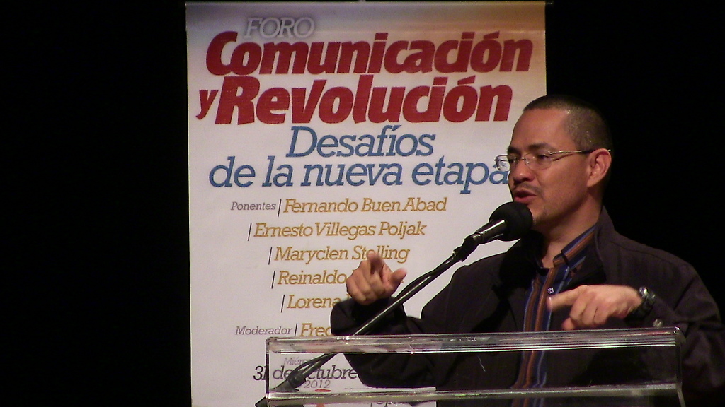 Ernesto Villegas Polak, ministro del Poder Popular para la Comunicación y la Información, MINCI