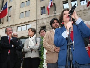 Maya Fernández, la nieta del fallecido presidente chileno Salvador Allende