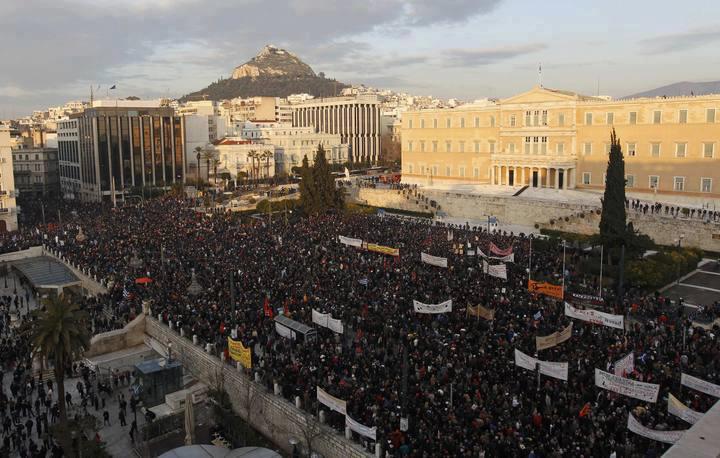 Plaza Syntagma en Atenas