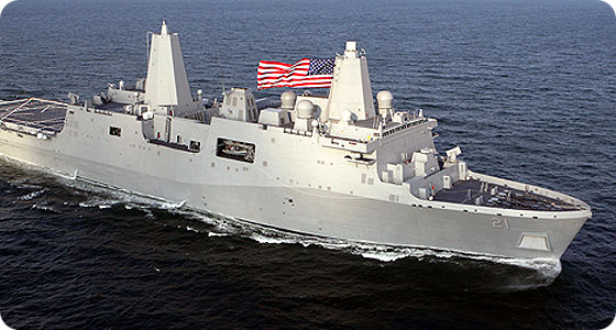 El USS New York se dirige a Gaza