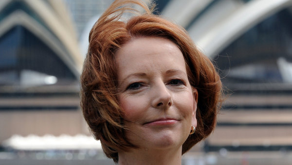 Primera ministra de Australia, Julia Gillard