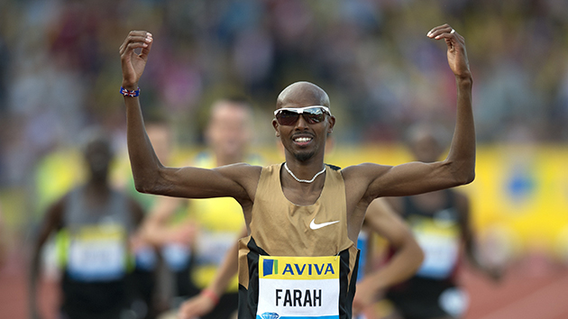 Mo Farah, el doble campeón olímpico del Reino Unido en 5.000 y 10.000 metros