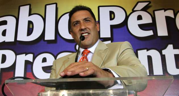 Pablo Pérez candidato perdedor