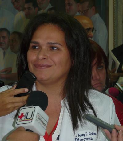 Directora del Hospital Universitario de Maracaibo.