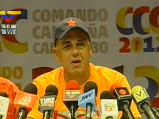 El jefe nacional del Comando de Campaña Carabobo, Jorge Rodríguez