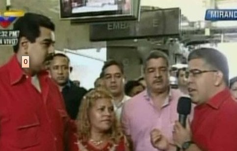 Vicepresidente Maduro junto a Elías Jaua en la inauguración del Metrocable de Mariche