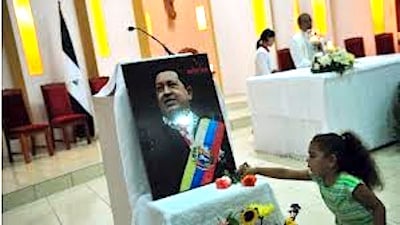 Homenaje a Chávez en nicaragua