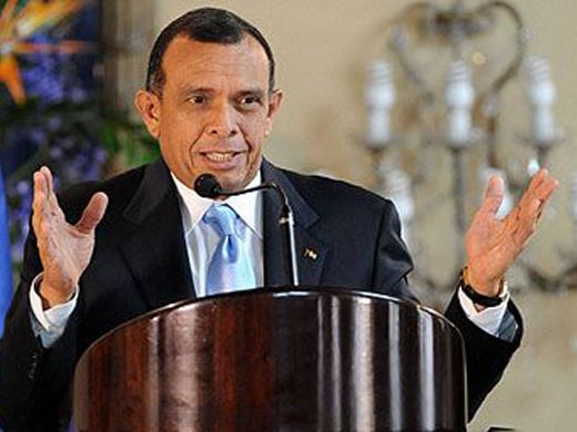 El presidente de Honduras, Porfirio Lobo Sosa