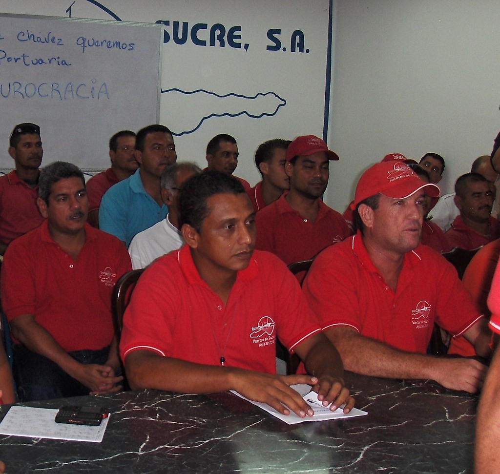 Directivos sindicales de Puertos de Sucre