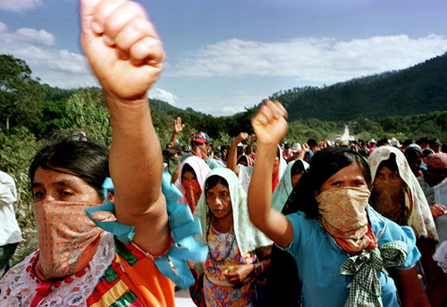 Zapatistas se movilizan en Chiapas