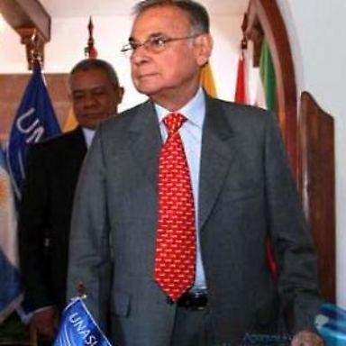 Alí Rodríguez, secretario General de la Unión de Naciones de Suramérica (Unasur)