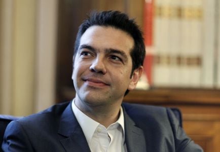 El líder del partido opositor griego SYRIZA, Alexis Tsipras