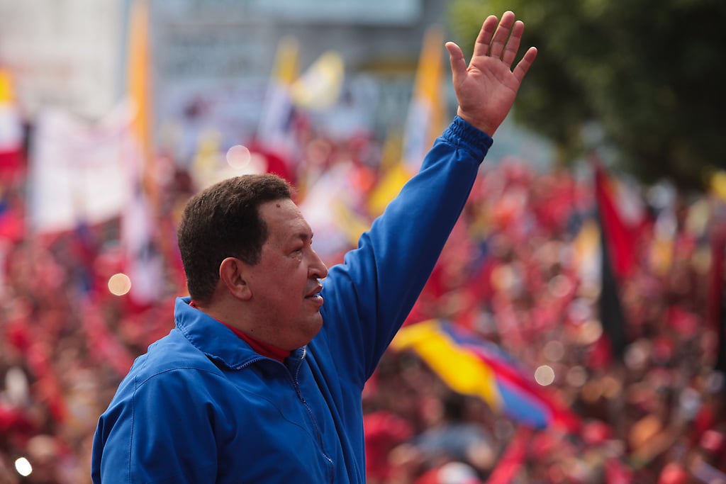 "El futuro de la patria no se va a perder porque está en buenas manos", dijo Chávez