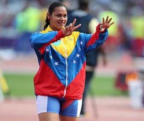 La atleta venezolana Yomaira de Jesús Cohen