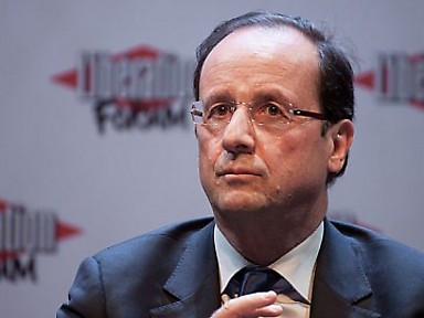 El mandatario Francés, François Hollande