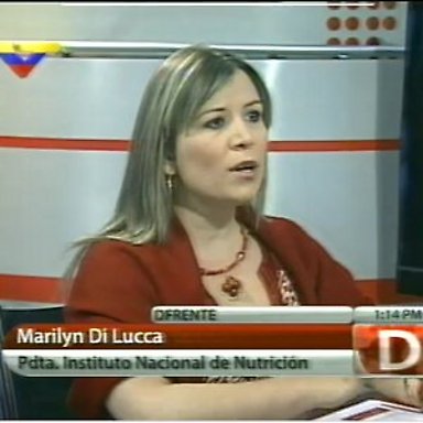 La directora ejecutiva del Instituto Nacional de Nutrición (INN), Marilyn Di Luca