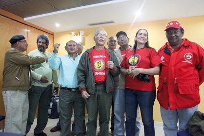 Miembros de los Círculos Bolivarianos
