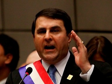 El presidente de Paraguay, Federico Franco