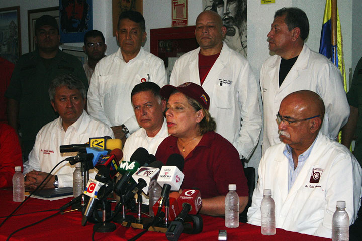 Ministra Sader en el Hospital Coromoto en Maracaibo