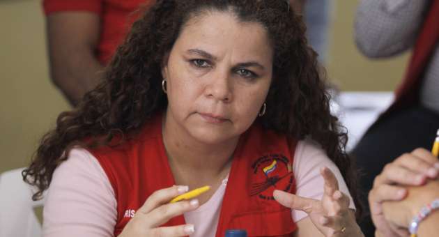 La Ministra de Asuntos Penitenciarios, Iris Varela.