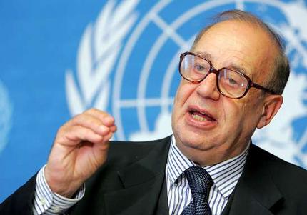 Jean Ziegler, vicepresidente del Consejo consultivo de Derechos Humanos de la ONU.
