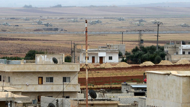 La base de Taftanaz en el norte de Siria
