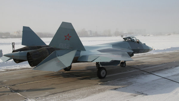 El caza ruso de quinta generación T-50 PAK FA