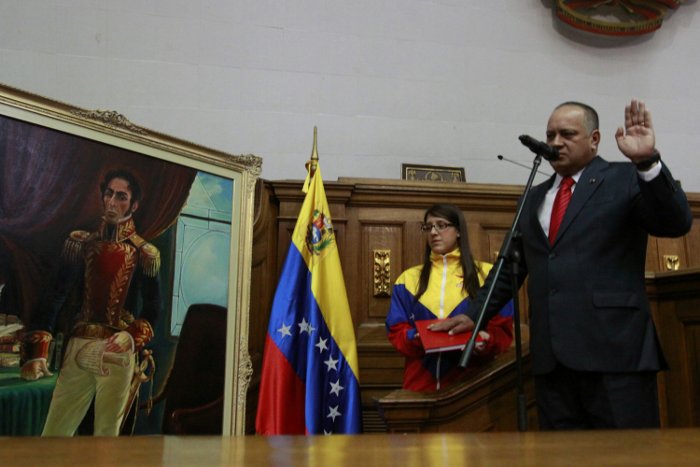 Diosdado Cabello toma juramento como Presidente de la Asamblea Nacional