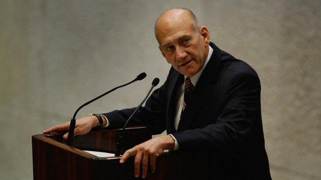 El ex primer ministro de Israel, Ehud Olmert