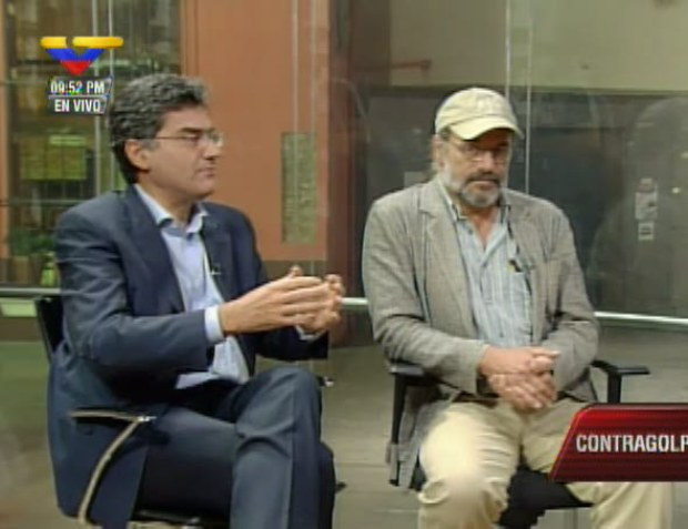  El embajador de Italia en Venezuela, Paolo Serpi y Luca Missoni