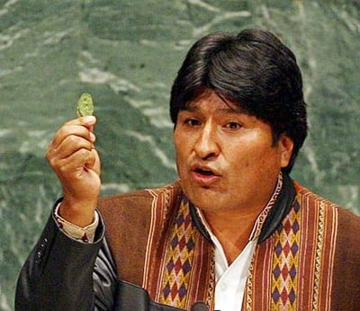 Evo Morales espera que sea reconocida la hoja de coca como parte de la identidad de los pueblos del altiplano