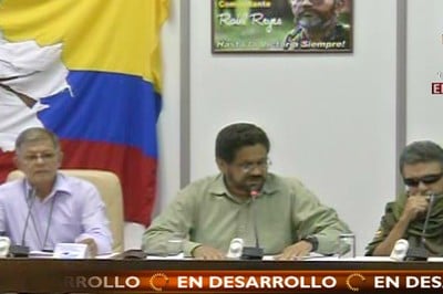 Las FARC también reiteraron la denuncia de medios enemigos de los procesos de paz.