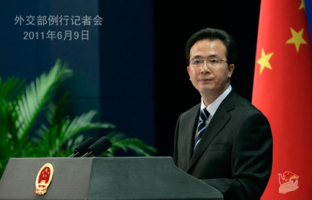 El portavoz del Ministerio chino de Asuntos Exteriores, Hong Lei