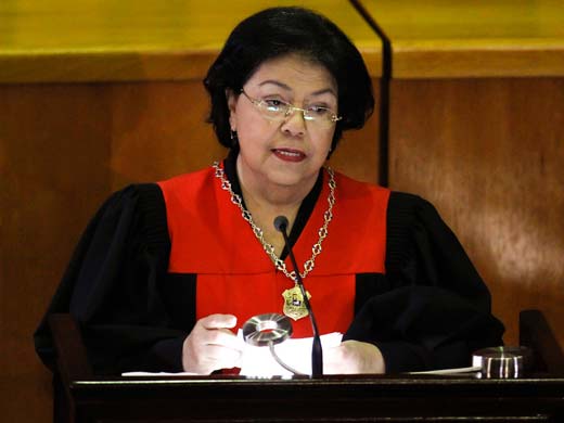 La presidenta del TSJ venezolano, Luisa Estella Morales