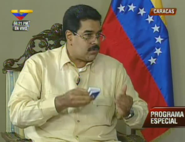 El Vicepresidente Ejecutivo y canciller, Nicolás Maduro