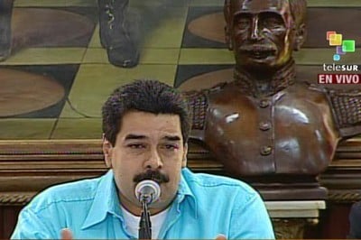 El objetivo de la Revolución es "trabajar y construir en paz. El derecho a la paz que tiene nuestro pueblo es algo sagrado", expresó Maduro