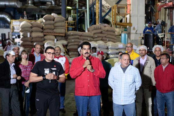 Vicepresidente Maduro en una inspección en Fama de América en Caracas