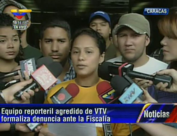 Equipo reporteril de VTV formaliza denuncia ante la Fiscalía