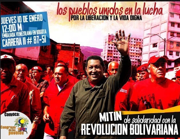 Solidaridad con Chávez en Colombia