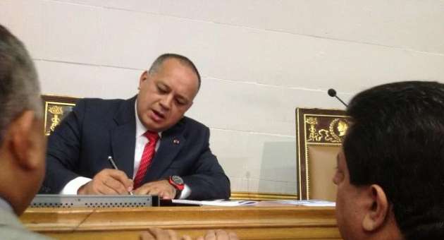 Diosdado Cabello, presidente de la Asamblea nacional