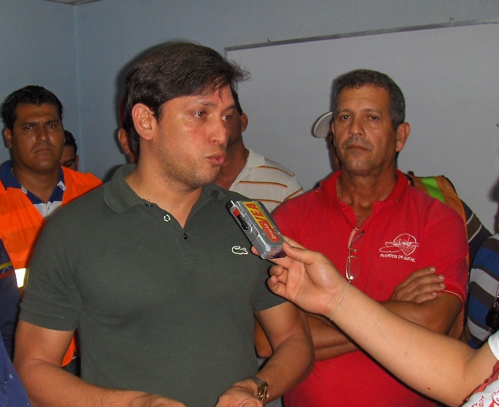 De izquierda a derecha José Antonio García y Jorge Cedeño